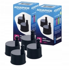 Filtračná vložka Aquaphor Filtre do fliaš na vodu Aquaphor City, 4 ks.